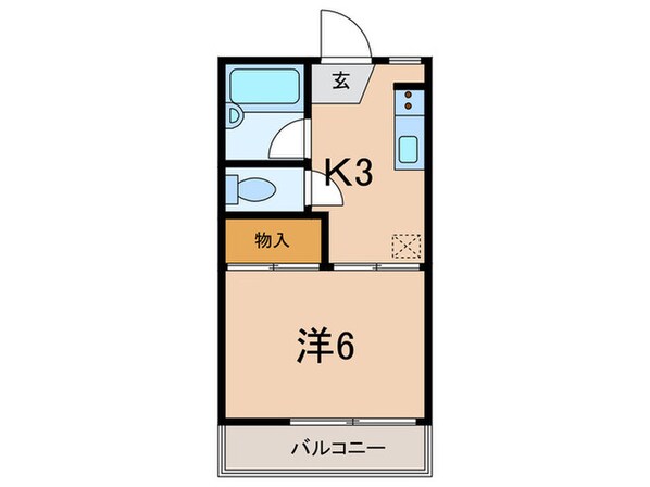 六甲ドミトリーの物件間取画像